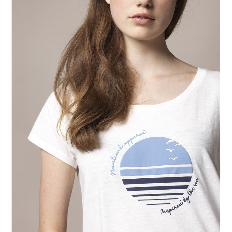 Sea Ranch Aia Kortærmet T-shirt T-shirts Pearl