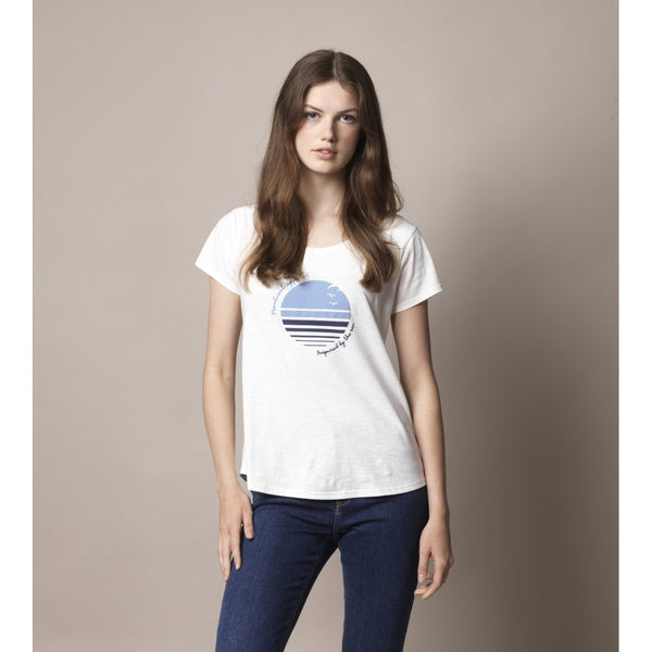 Sea Ranch Aia Kortærmet T-shirt T-shirts Pearl