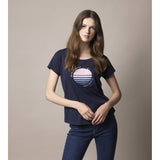 Sea Ranch Aia Kortærmet T-shirt T-shirts SR Navy
