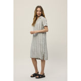 Redgreen Women Alison Kjole Dresses / Shirts 170 Green Pastel Stripe