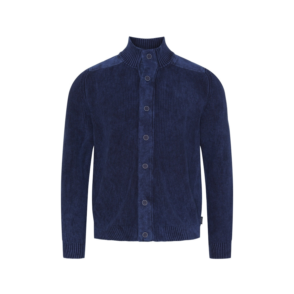 Sea Ranch All Knit Cardigan Strik Blå