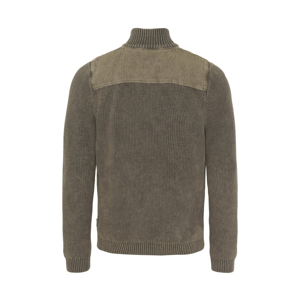 Sea Ranch All Knit Cardigan Strik Mørkebrun