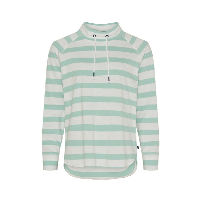 Sea Ranch Allis Tee Langærmet Tee 1108 Pearl / Mint Green