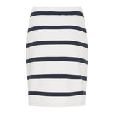 Sea Ranch Anjelica Stribet Nederdel Nederdele Pearl/Mørk Navy