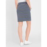 Sea Ranch Anjelica Stribet Nederdel Nederdele SR Navy/Pearl Breton