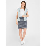 Sea Ranch Anjelica Stribet Nederdel Nederdele SR Navy/Pearl Breton