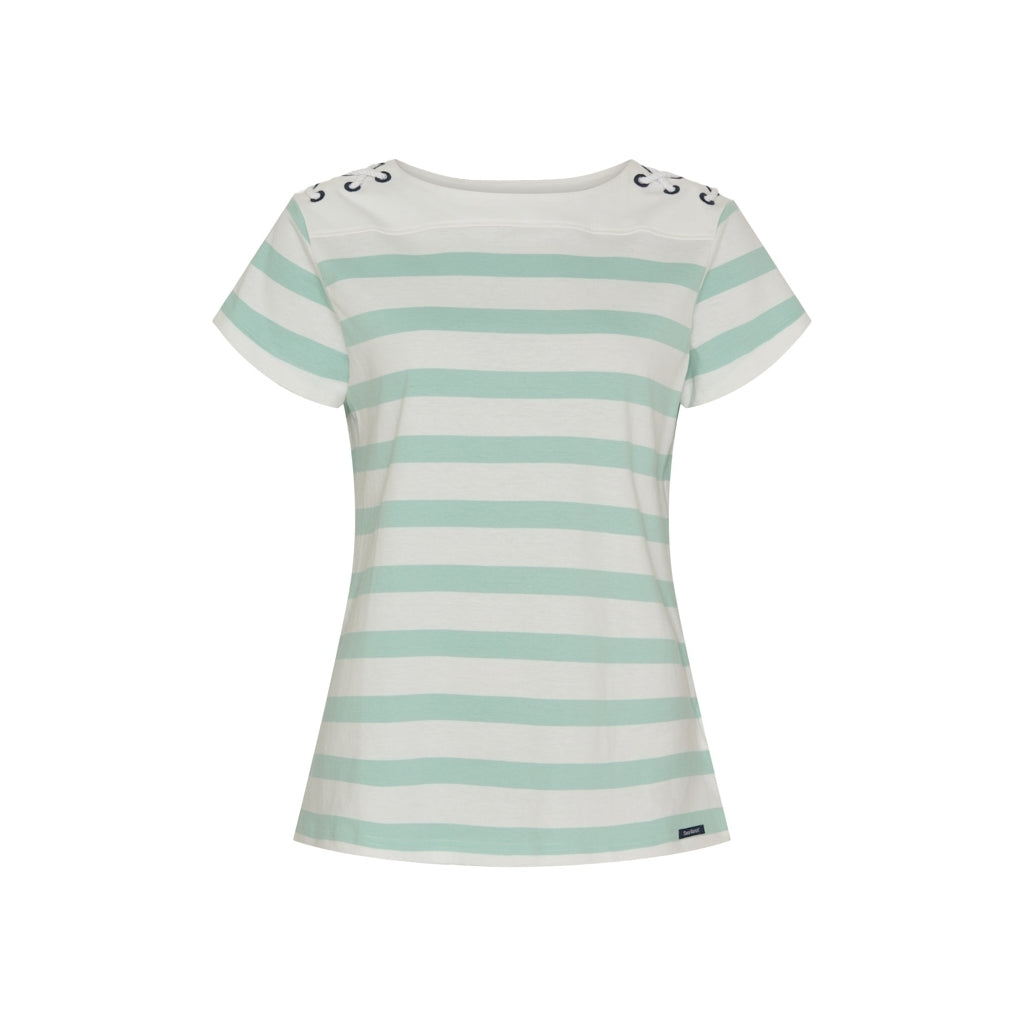Sea Ranch Anny Tee T-shirts 1108 Pearl / Mint Green
