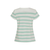 Sea Ranch Anny Tee T-shirts 1108 Pearl / Mint Green