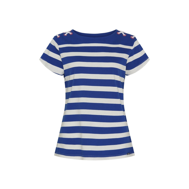 Sea Ranch Anny Tee T-shirts 4231 Monaco Blue / Pearl