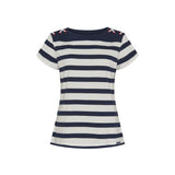 Sea Ranch Anny Tee T-shirts Perle/SR Navy