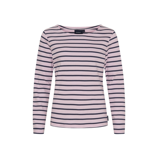 Sea Ranch Antibes Stribet Langærmet T-shirt Langærmet Tee 3099 Light Pink/SR Navy