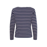 Sea Ranch Antibes Stribet Langærmet T-shirt Langærmet Tee 4226 SR Navy/ Lilac