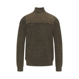 Sea Ranch Archibald Half Zip Strik Mørkebrun