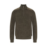 Sea Ranch Archibald Half Zip Strik Mørkebrun