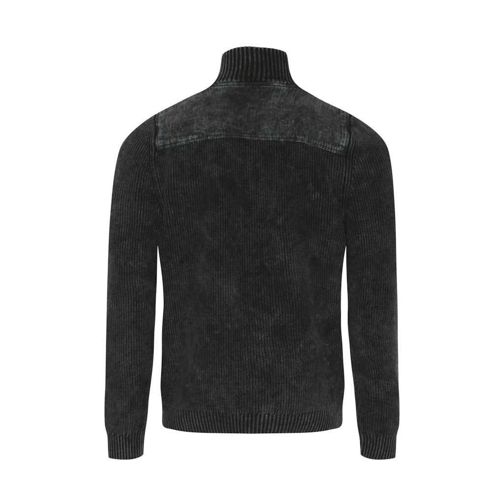 Sea Ranch Archibald Half Zip Strik Sort