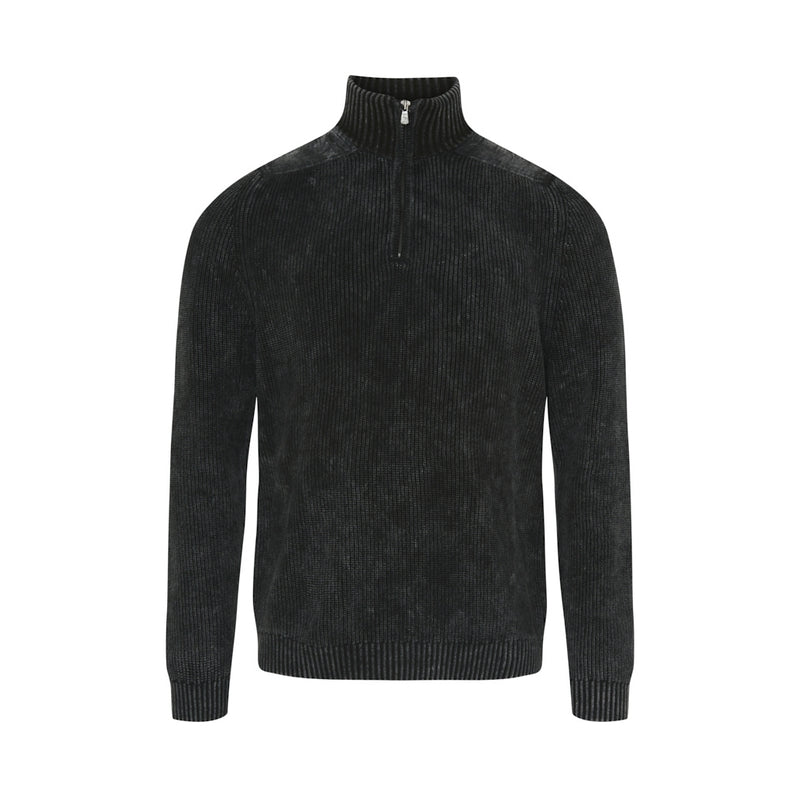 Sea Ranch Archibald Half Zip Strik Sort