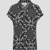 Redgreen Women Arndis Shirt Blouse Navy Mønster