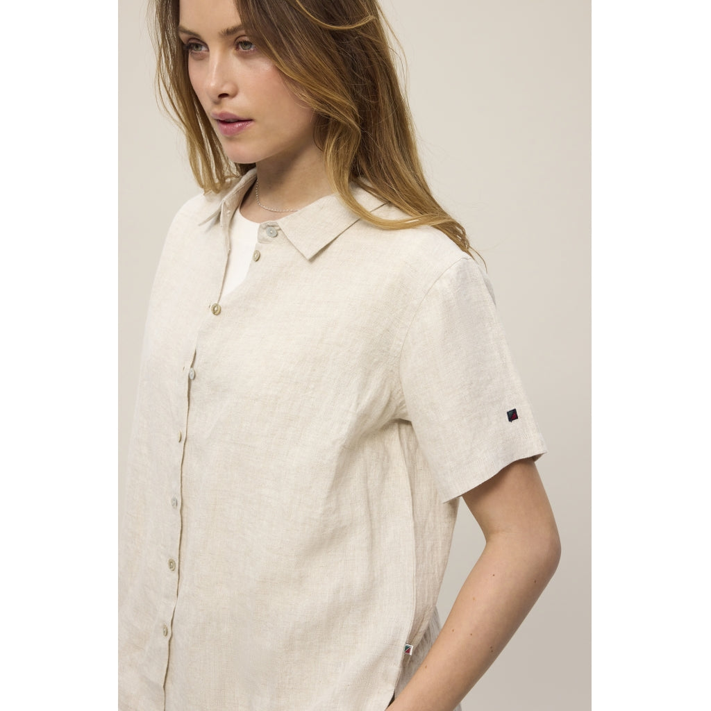 Redgreen Women Athea Skjorte Skjorter 422 Ligth Sand Melange