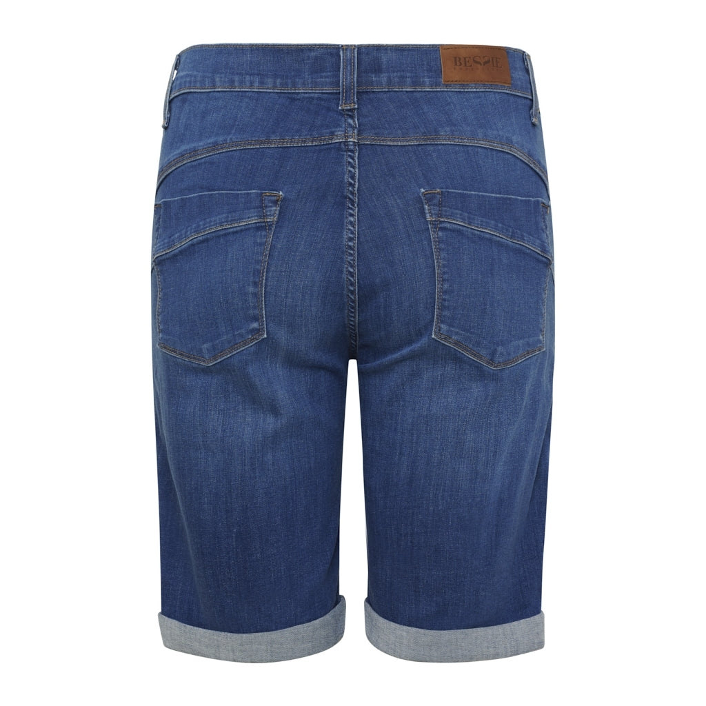 Bessie BE_Stina Bukser og Shorts 24 Blue Spray
