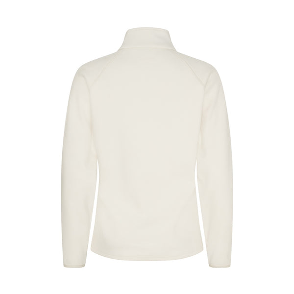 Sea Ranch Bea Fleece Jakke med Lynlås Fleece Råhvid