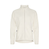 Sea Ranch Bea Fleece Jakke med Lynlås Fleece Råhvid