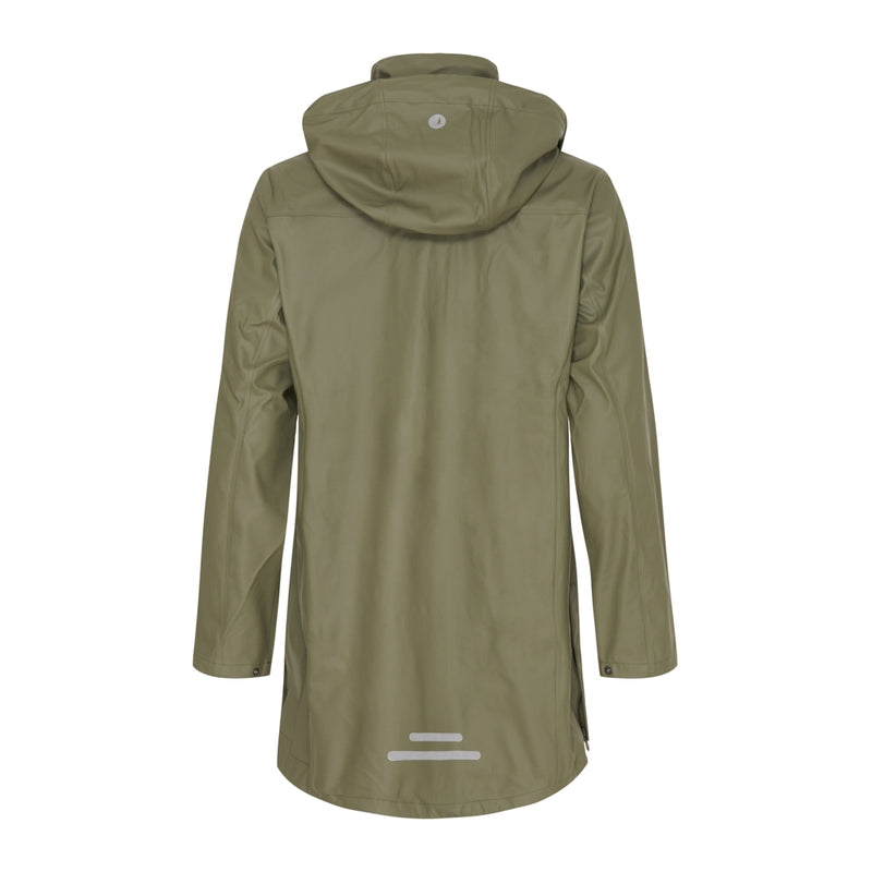 Sea Ranch Brooke Solid Regnjakke Jackets and Coats Militær Grøn
