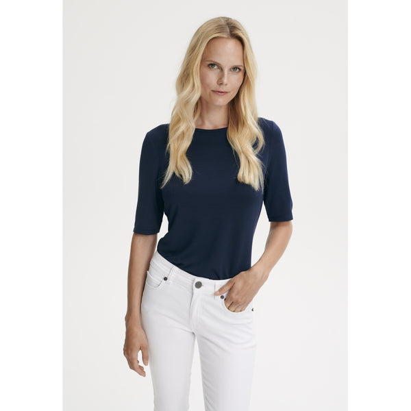 Redgreen Women Cajsa kortærmet t-shirt T-shirts 068 Navy