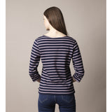 Sea Ranch Cannes 3/4 ærme T-shirt Langærmet Tee 4226 SR Navy/ Lilac