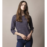 Sea Ranch Cannes 3/4 ærme T-shirt Langærmet Tee 4226 SR Navy/ Lilac