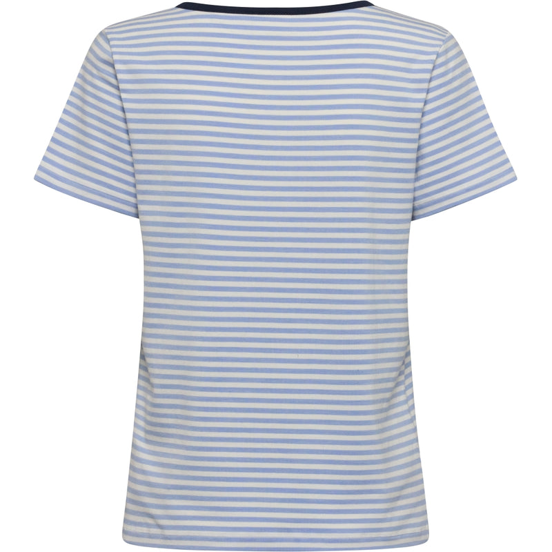 Redgreen Women Cecilie Tee Poloer 161 Sky Blue Stripe