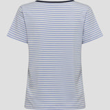 Redgreen Women Cecilie Tee Poloer 161 Sky Blue Stripe