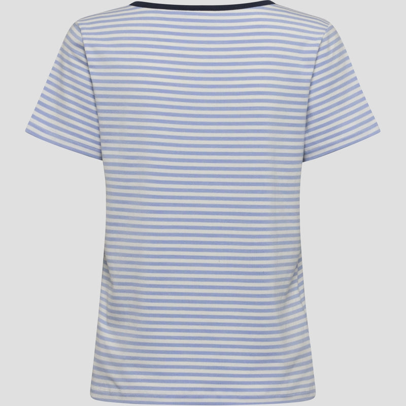 Redgreen Women Cecilie Tee Poloer 161 Sky Blue Stripe