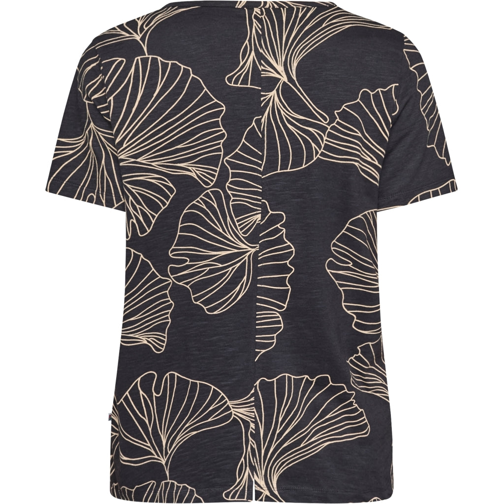 Redgreen Women Celina T-shirt T-shirts 399 Black Pattern