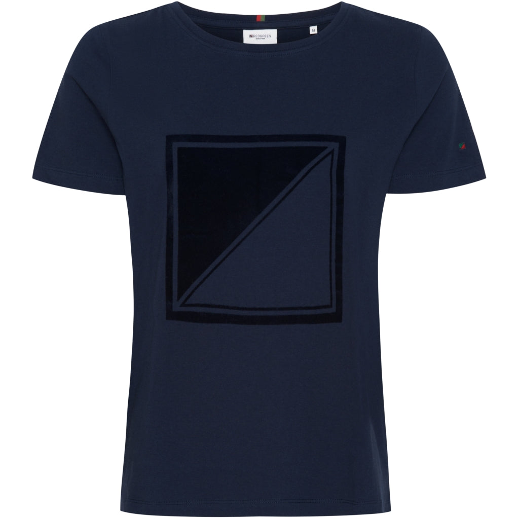 Redgreen Women Cesi T-shirt T-shirts 368 Navy