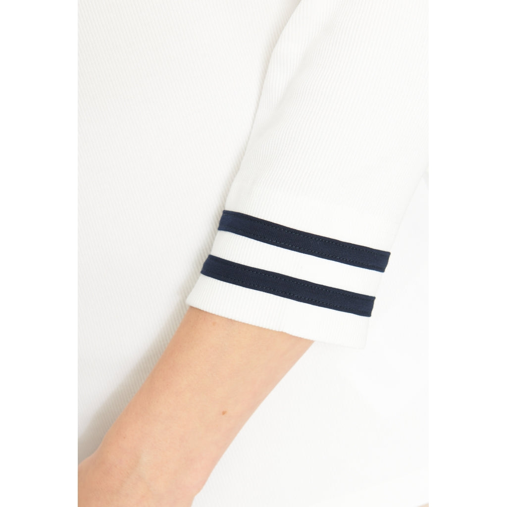 Sea Ranch Charlotte Langærmet T-shirt Langærmet Tee Hvid