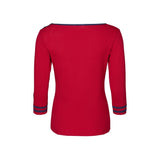 Sea Ranch Charlotte Langærmet T-shirt Langærmet Tee SR Rød