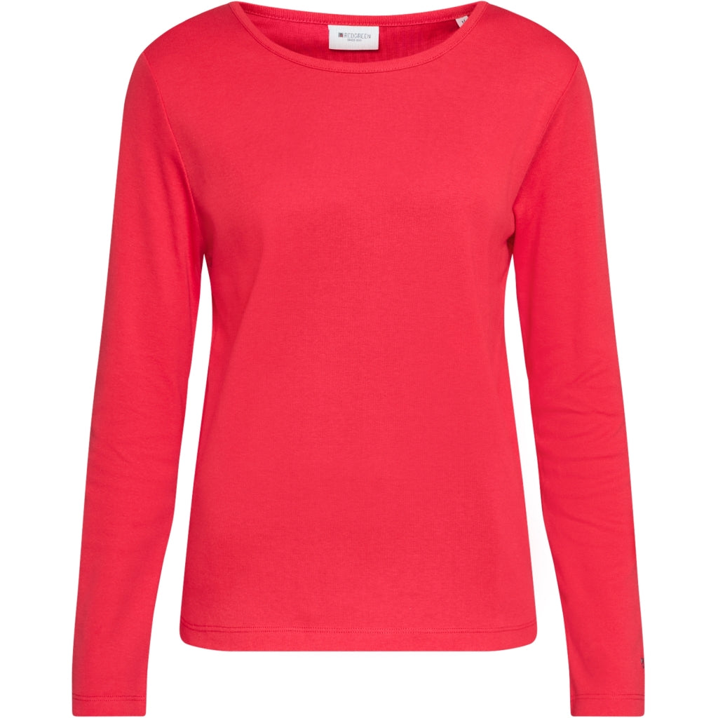 Redgreen Women Ciljla Long Sleeve T-shirt Langærmet Tee 047 Dark Red