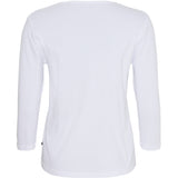 Redgreen Women Clarissa langærmet t-shirt Langærmet Tee Hvid
