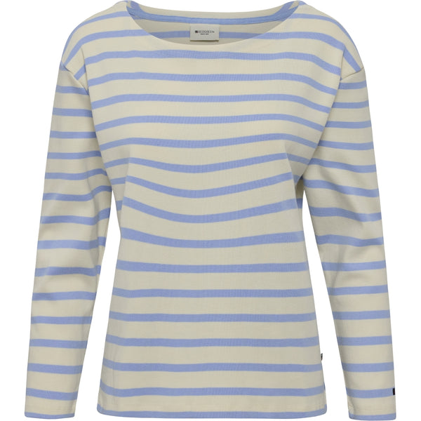 Redgreen Women Claudia T-shirt Langærmet Tee 162 Light Blue Stripe