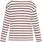 Redgreen Women Claudia T-shirt Langærmet Tee 181 Eggplant Stripe