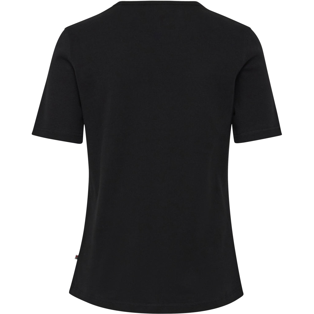 Redgreen Women Cora Short Sleeve Tee T-shirts 099 Black