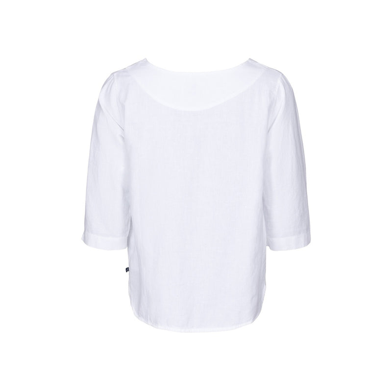 Sea Ranch Corrie 3/4 ærmet T-shirt Langærmet Tee Hvid