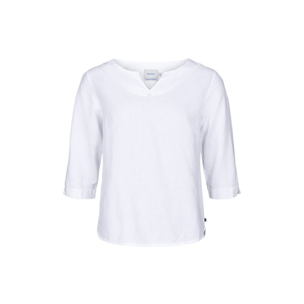 Sea Ranch Corrie 3/4 ærmet T-shirt Langærmet Tee Hvid