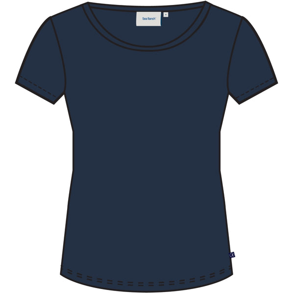 Sea Ranch Cosima Organic Cotton Tee T-shirts SR Navy