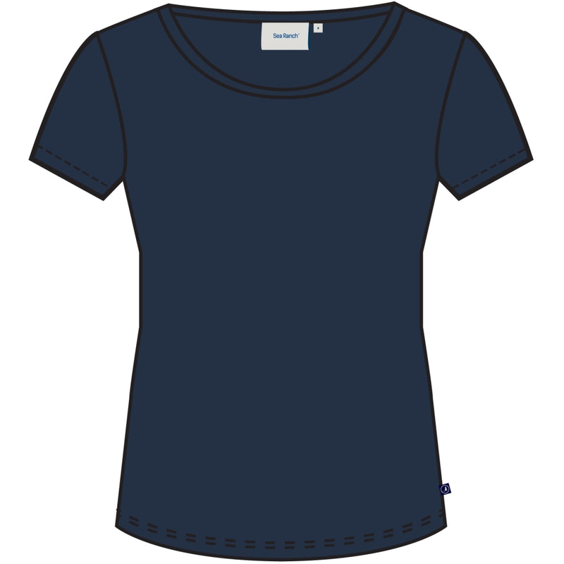 Sea Ranch Cosima Organic Cotton Tee T-shirts SR Navy