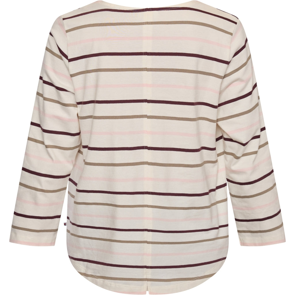 Redgreen Women Croco T-shirt T-shirts 141 Rose Stripe