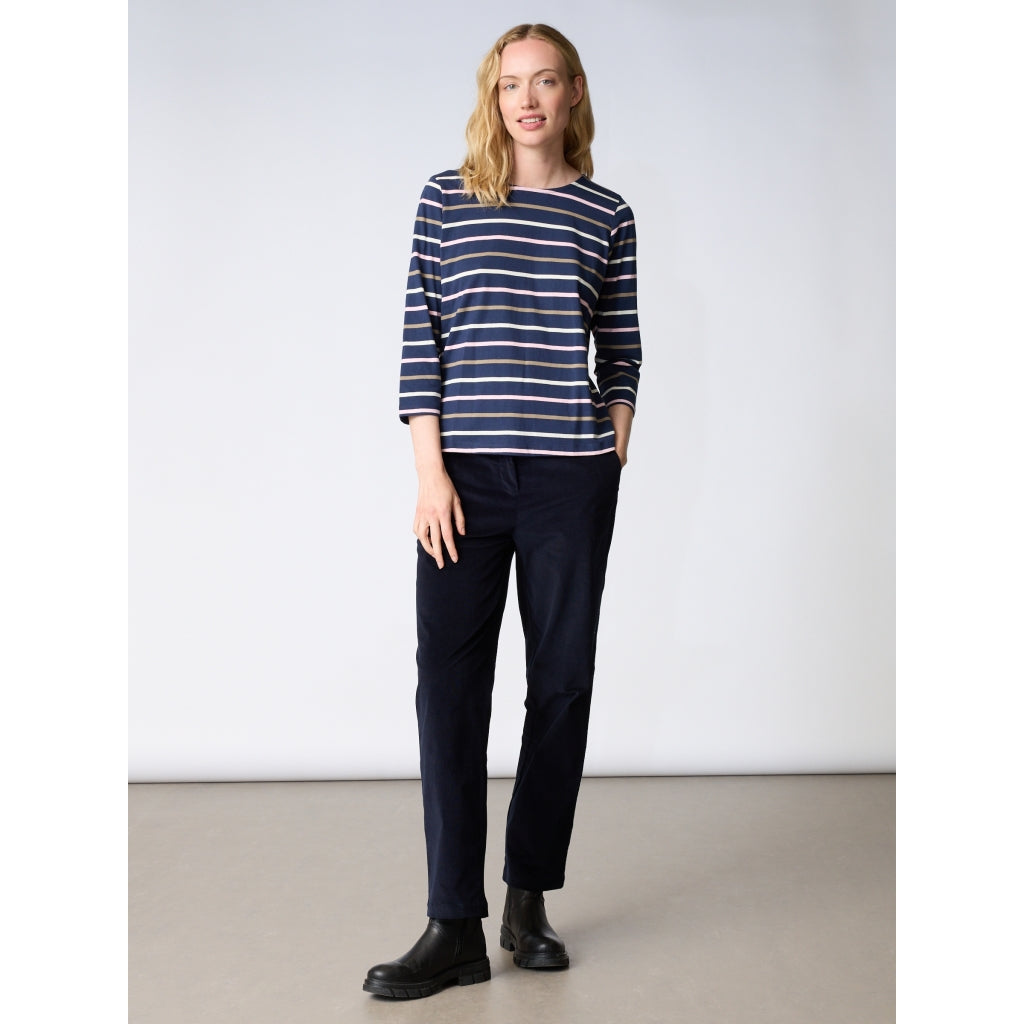 Redgreen Women Croco T-shirt T-shirts 168 Navy Stripe