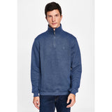 Sea Ranch Cromwell Langærmet Sweater med Lynlås Sweatshirts Indigo