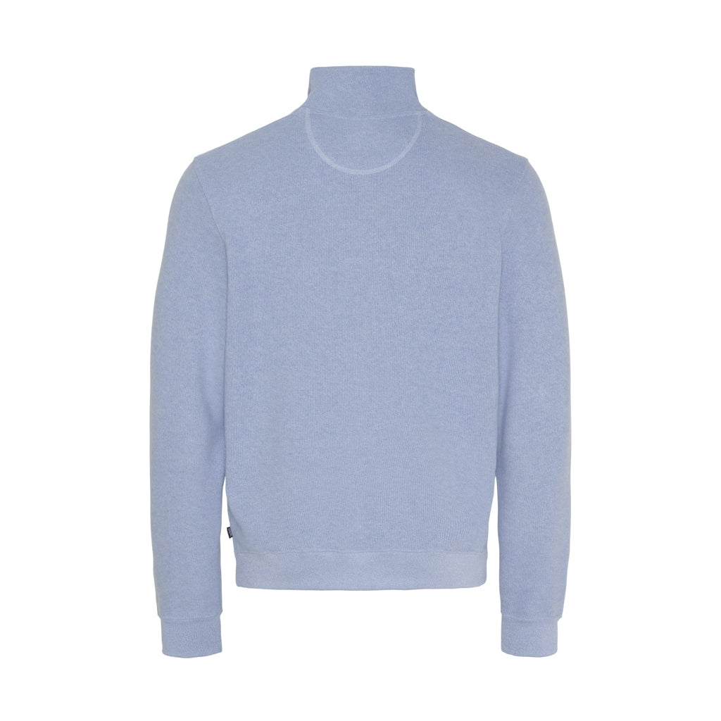 Sea Ranch Cromwell Langærmet Sweater med Lynlås Sweatshirts Lyseblå