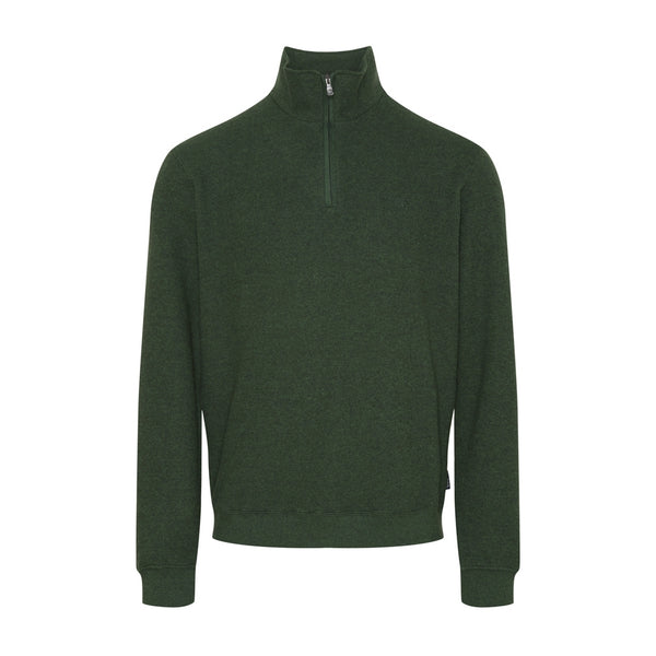Sea Ranch Cromwell Langærmet Sweater med Lynlås Sweatshirts Grøn